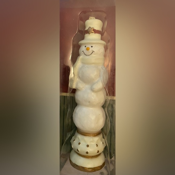NEW Snowman candle set - Picture 4 of 4